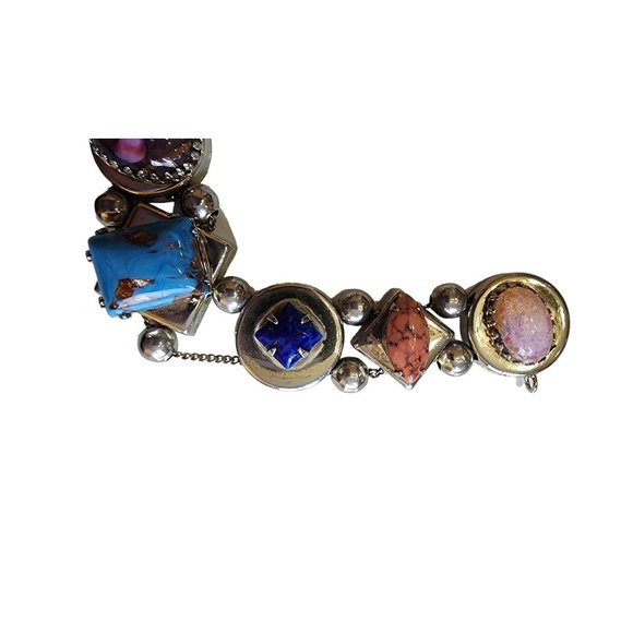 Vintage All Glass Slide Bracelet (A2872) - Picture 3 of 6